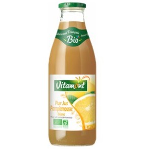 Jus de fruits et cidres bio-Pur jus pamplemousse blanc -75 cl-BIODIS