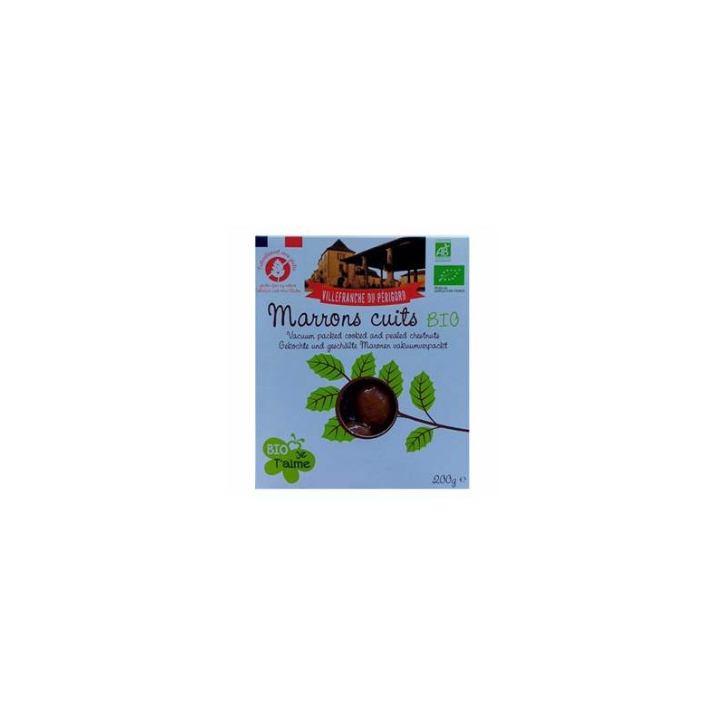 Chataignes Marrons Cuits Bio-200 grsFruits légumes frais, autresBIODIS