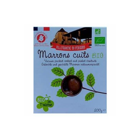 Chataignes Marrons Cuits Bio-200 grsFruits légumes frais, autresBIODIS