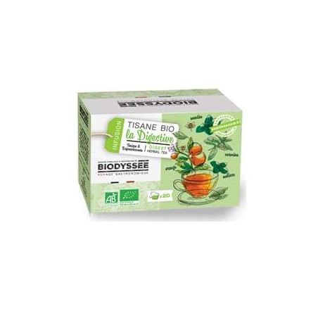 Tisane la digestive bio-20 sachetsProduits BioBIODIS