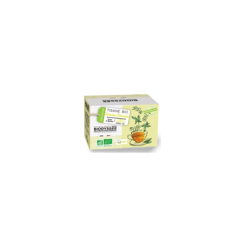 Produits Bio Tisane verveine citronnée bio-20 sachets BIODIS Produits Bio Tisane verveine citronnée bio-20 sachets BIODIS