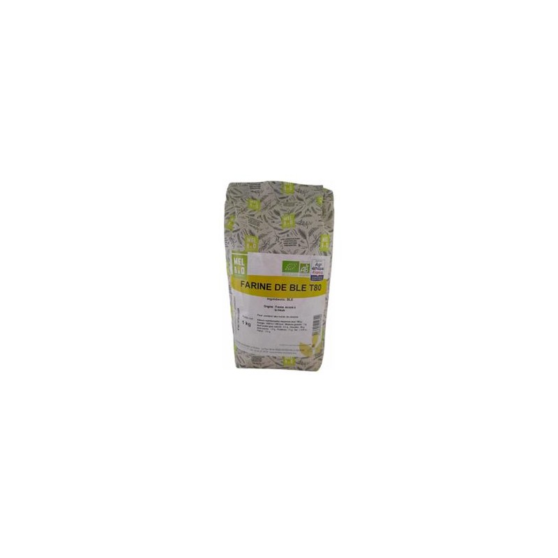 Farine de blé T80 bio- 1kgFarine BioBIODIS