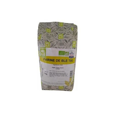 Farine de blé T80 bio- 1kgFarine BioBIODIS