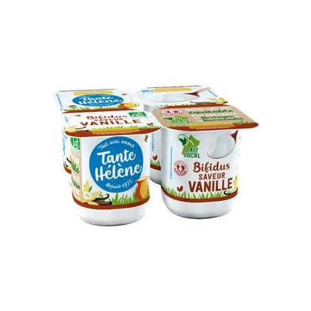 Le yaourt bifidus vanille par 4- bioYaourts (vache)BIODIS FRAIS