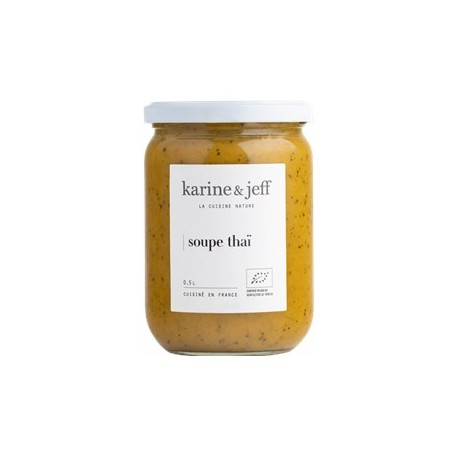Soupe Thaï (courgette brocolis Poivrons)- 500 mlSoupes de légumesKarine et Jeff