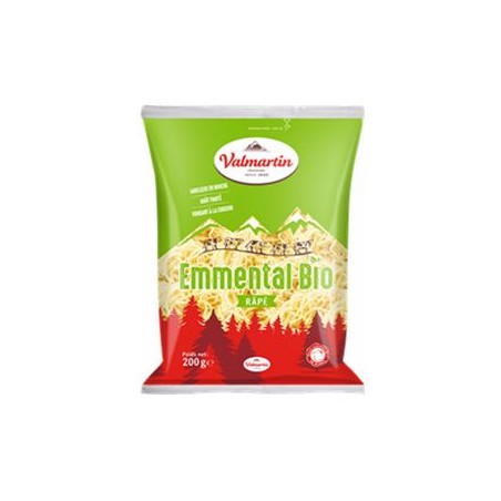 Emmental râpé bio - 200 g BioFromage lait pasteuriséBIODIS FRAIS