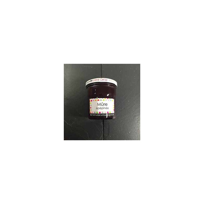Confitures, compotes et coulis-Confiture de mûres sauvages - 340 g-DAME CERISE Confitures, compotes et coulis-Confiture de mûres sauvages - 340 g-DAME CERISE