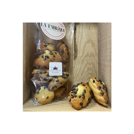 Madeleines pépites chocolat - Sachet 200 grsGâteaux moelleuxLA FABRIQUE