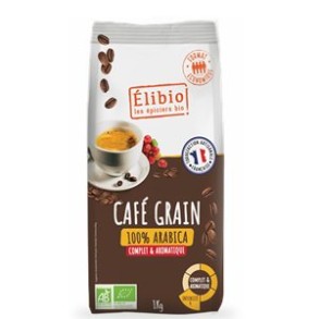 Cafés-Café bio GRAIN Arabica - 1kg-ASSO. ELIBIO
