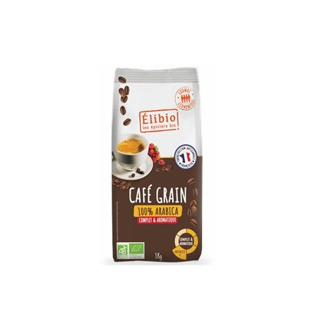 Café bio GRAIN Arabica - 1kgCafé bio, thés, tisanesAsso élibio
