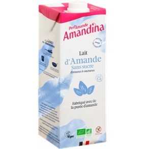 Lait amande Bio sans sucres- 1 l-Produits non lactés-BIODIS