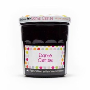 Confitures, compotes et coulis-Confiture cassis épépinée - 340 g-DAME CERISE