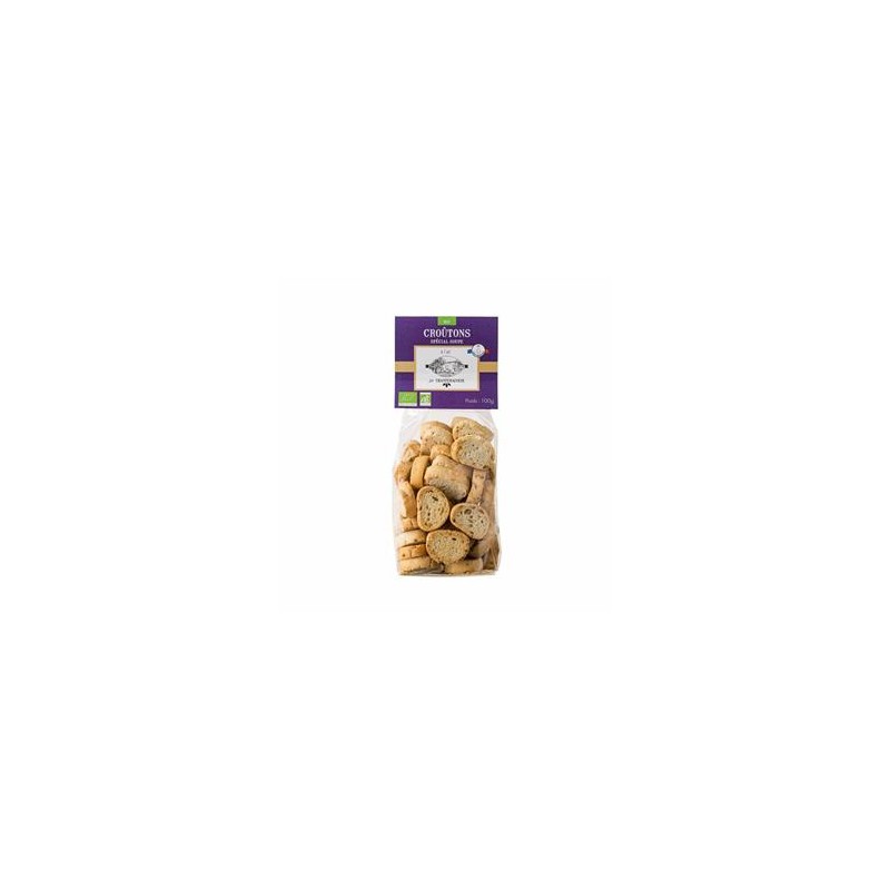 croûtons à l'ail bio- 100 gSoupes et croutonsBIODIS