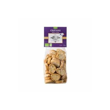 croûtons à l'ail bio- 100 gSoupes et croutonsBIODIS