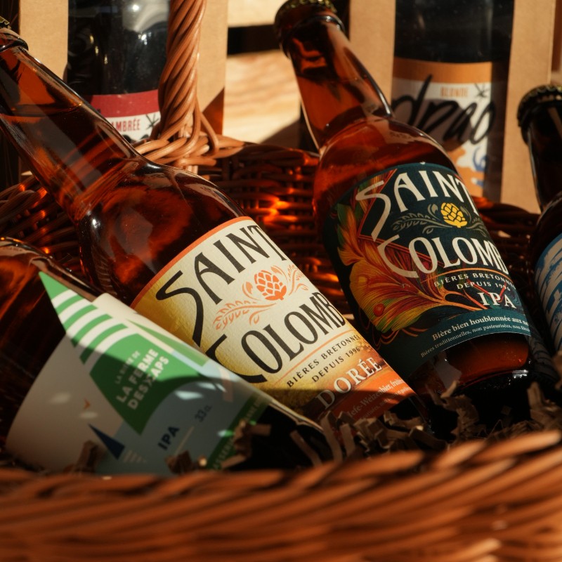Panier BrasseurCoffrets cadeauxPRODUITS SELECTIONNES