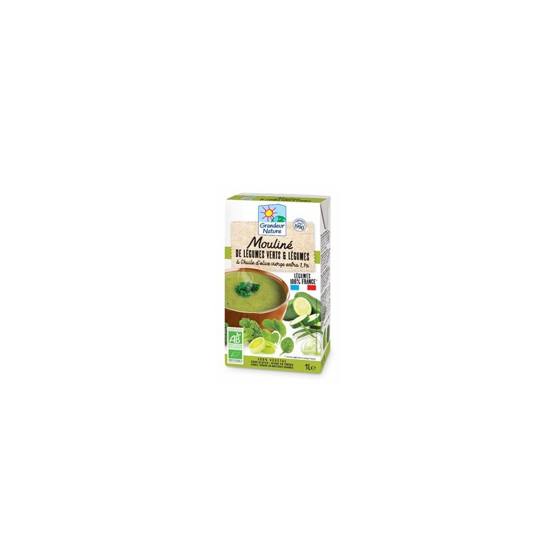 Mouliné légumes verts- 1 litreSoupes de légumesBIODIS