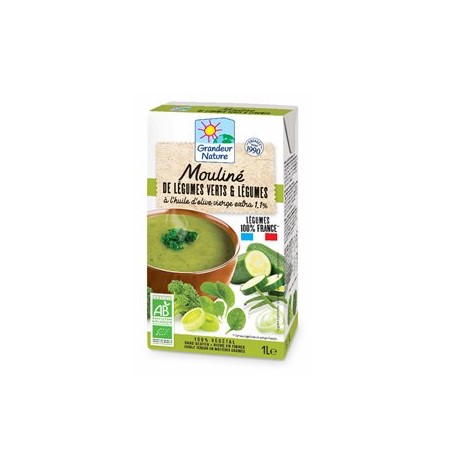 Mouliné légumes verts- 1 litreSoupes de légumesBIODIS