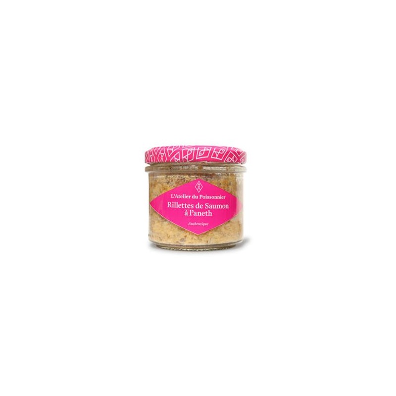 Rillettes saumon à l'aneth-90 grsConserve de poissonL'atelier du poissonnier