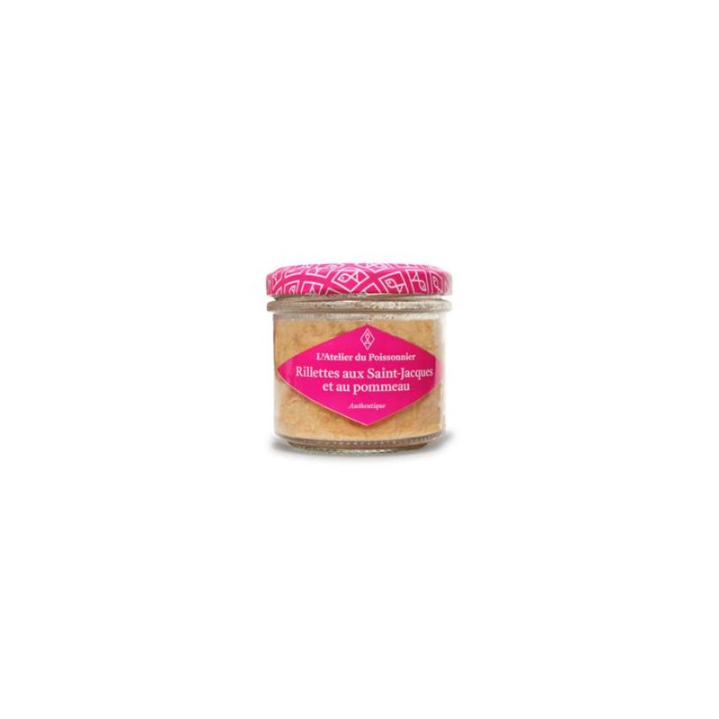 Rillettes saint-jacques au pommeau-90 grsConserve de poissonL'atelier du poissonnier