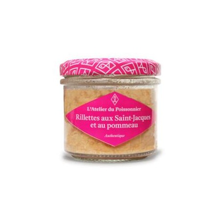 Rillettes saint-jacques au pommeau-90 grsConserve de poissonL'atelier du poissonnier