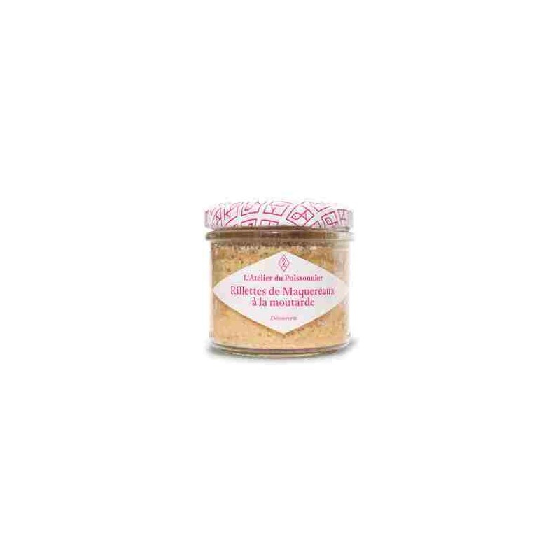 Rillettes maquereaux- 90 grsConserve de poissonL'atelier du poissonnier