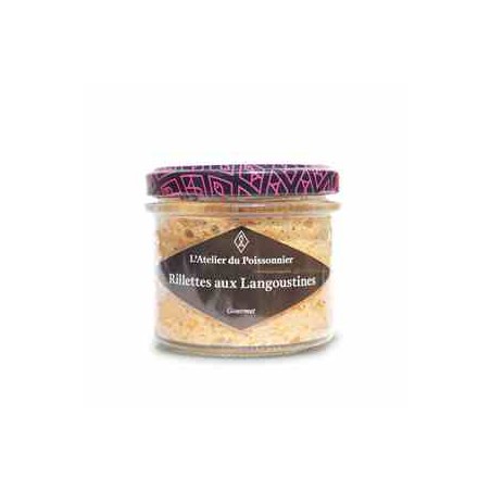 Rillettes langoustines -90 grsConserve de poissonL'atelier du poissonnier