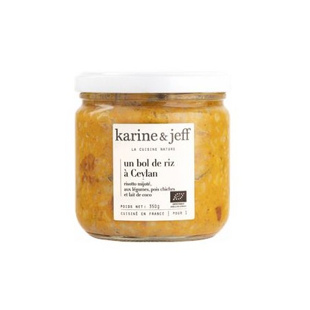 Risotto légumes pois chiches et lait de coco- 350grsPlats cuisinésKarine et Jeff