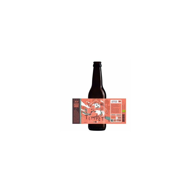 Bière Ambrée bio-en pleine tempête- 33 clBières bio localesBRASSERIE DU VIEUX SINGE